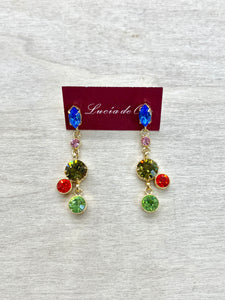 Pendientes Cristal Swarovski Multi