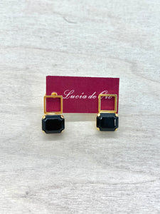 Pendientes Cristal Swarovski Negros